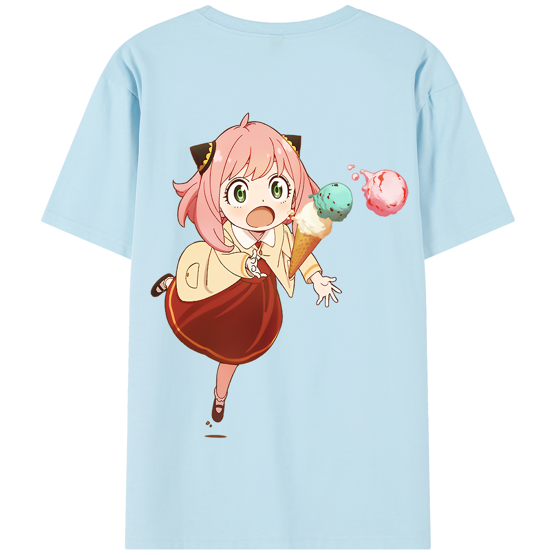 （画像用） SPY×FAMILY间谍家家酒 綿100％半袖Tシャツ（背面プリント）